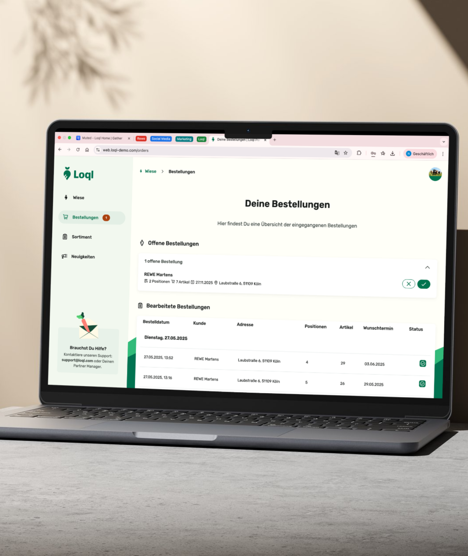 Webportal_Loql